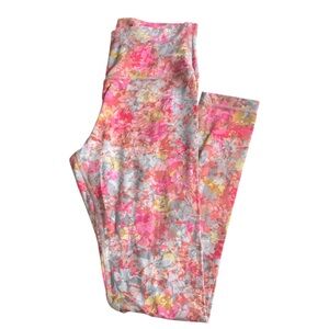 Lululemon Alight High Rise 7/8 Tight Multicolor Floral Athletic Womens Size 10